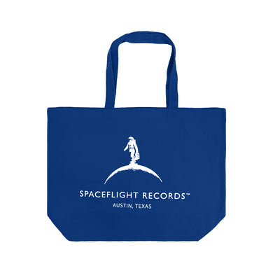 Glow In The Dark Blue vinyl tote