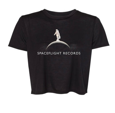 Spaceflight Records Women's Flowy Cropped Tee
