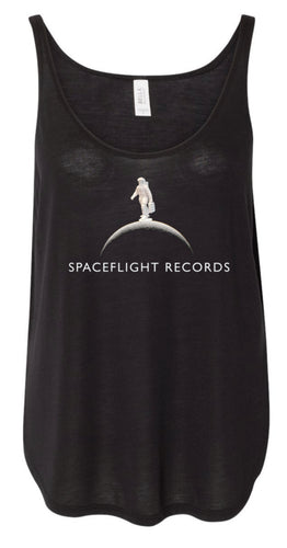 Spaceflight Records Women's Flowy Tank with Side Slit (LOW STOCK)